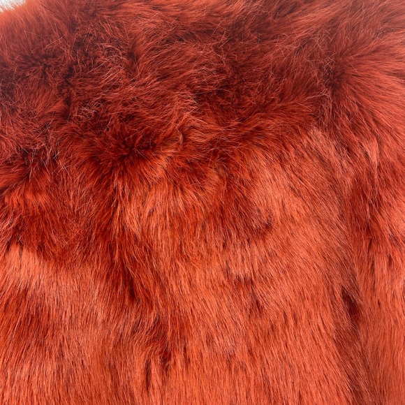 ❌SOLD❌n:PHILANTHROPY Annika Faux Fur Cognac Crop Jacket S - Picture 6 of 8